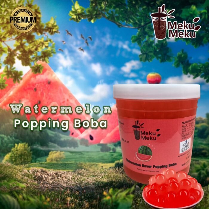 Watermelon Popping Boba