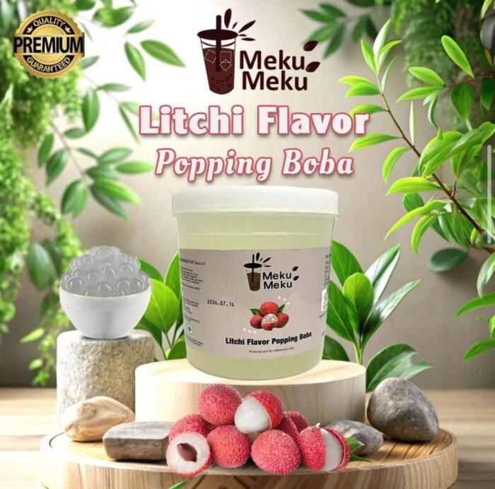 Litchi Flavor Popping Boba